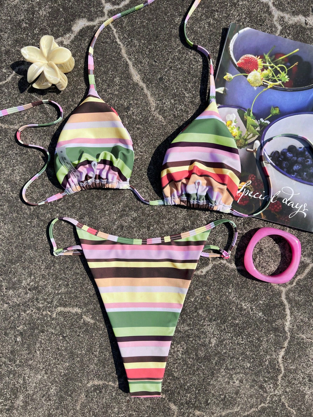 Set bikini SHEIN, verde
