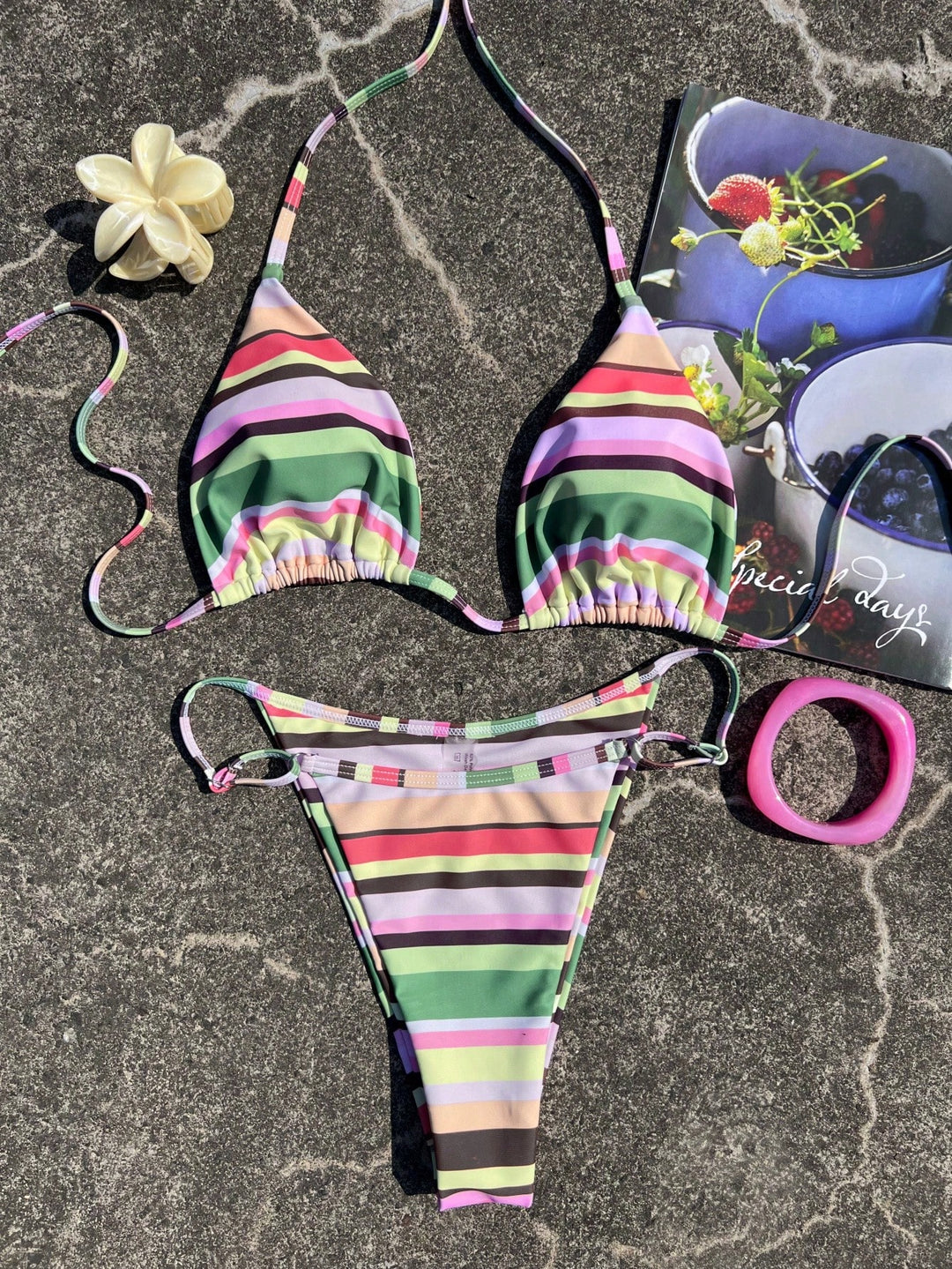 Set bikini SHEIN, verde