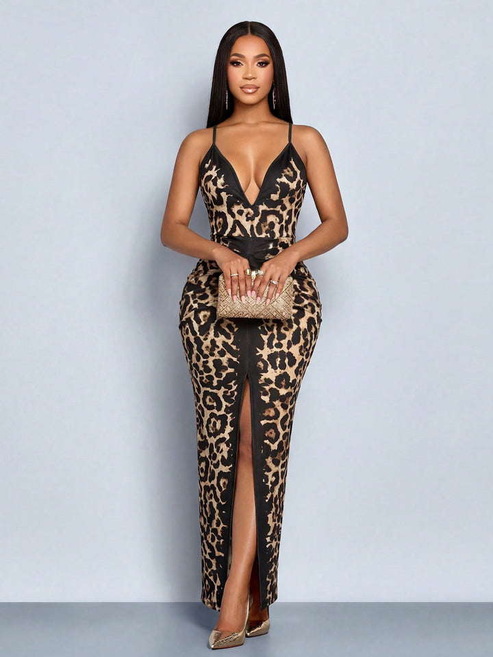 Rochie maxi SHEIN, maro