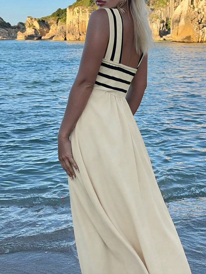 SHEIN midi ruha, bézs