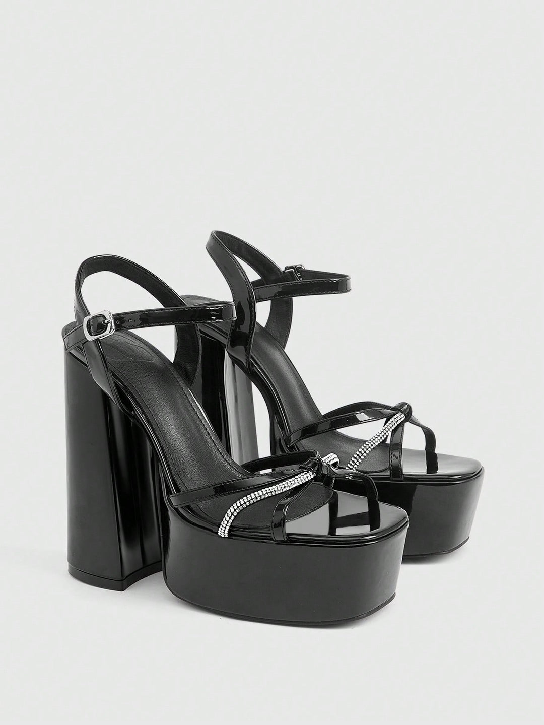 Sandale SHEIN, negru