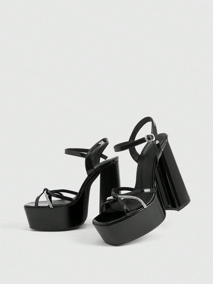 Sandale SHEIN, negru