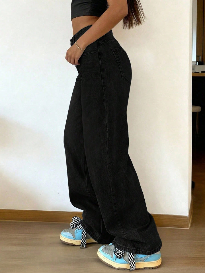 Jeans SHEIN, negru