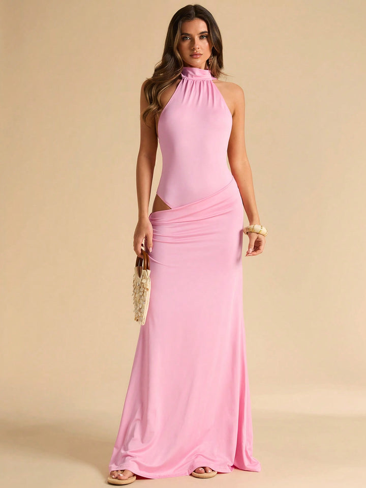 Rochie maxi SHEIN, roz