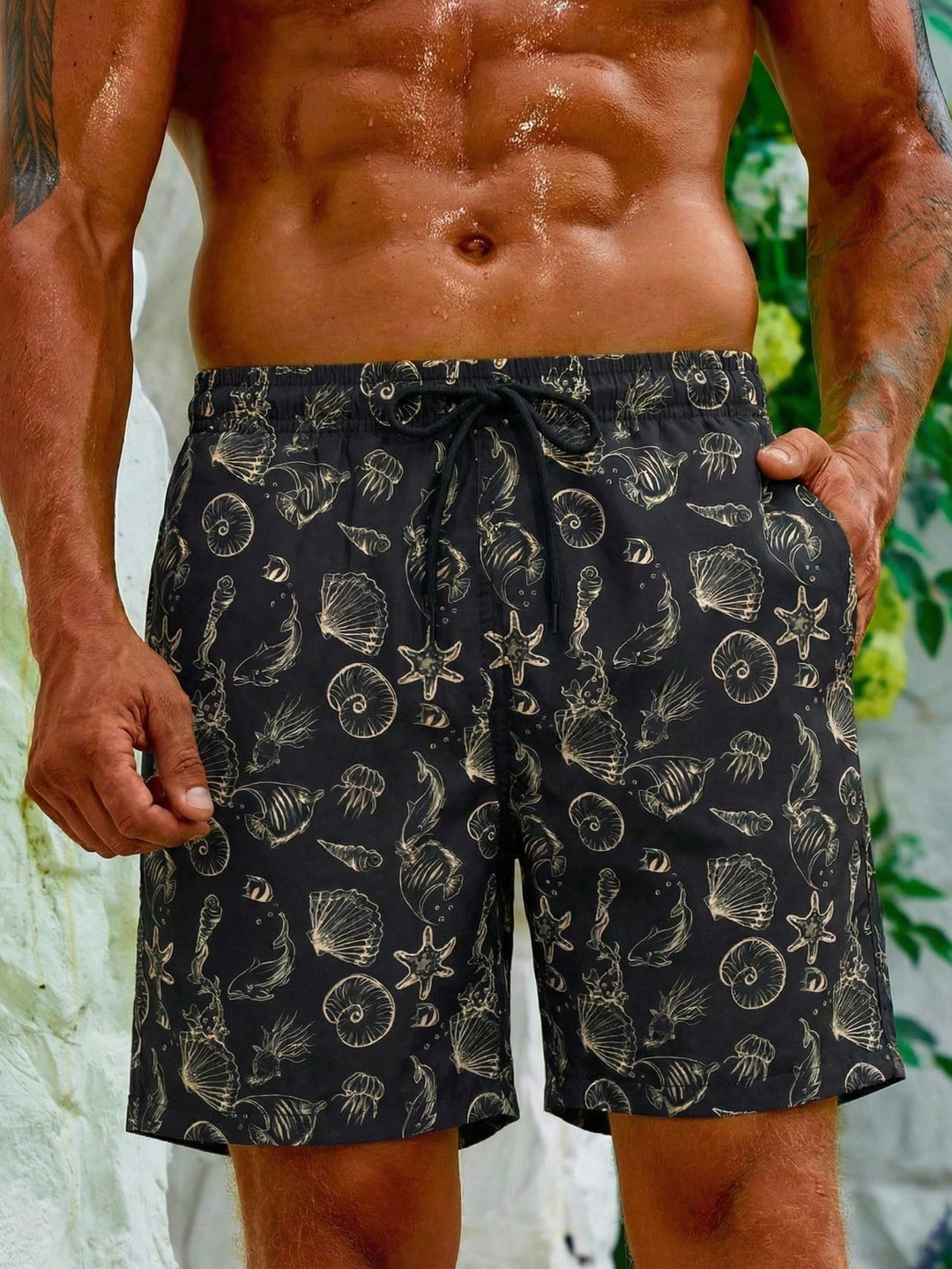 SHEIN strandrövidnadrág, vegyes színek