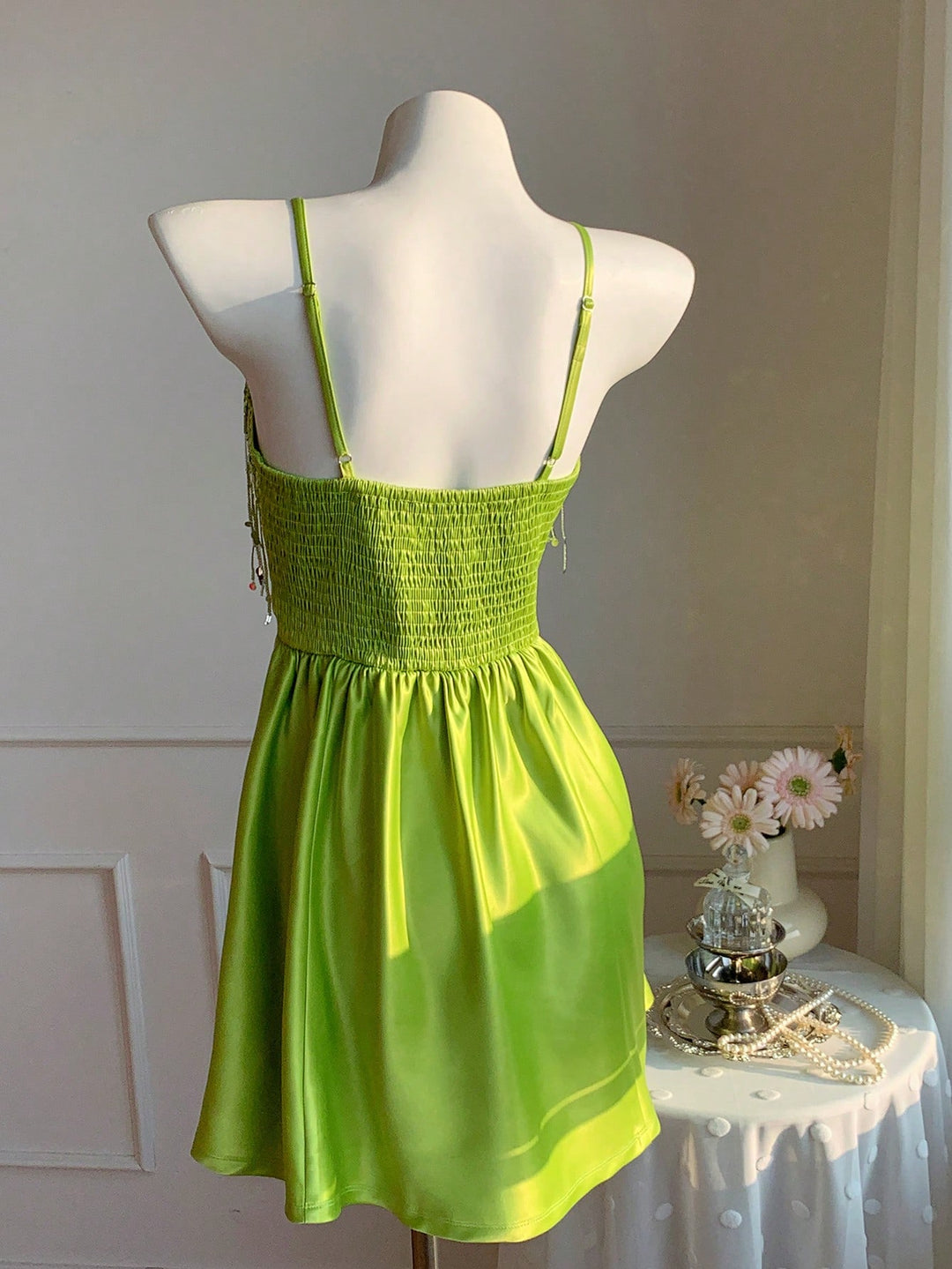Rochie mini SHEIN, verde