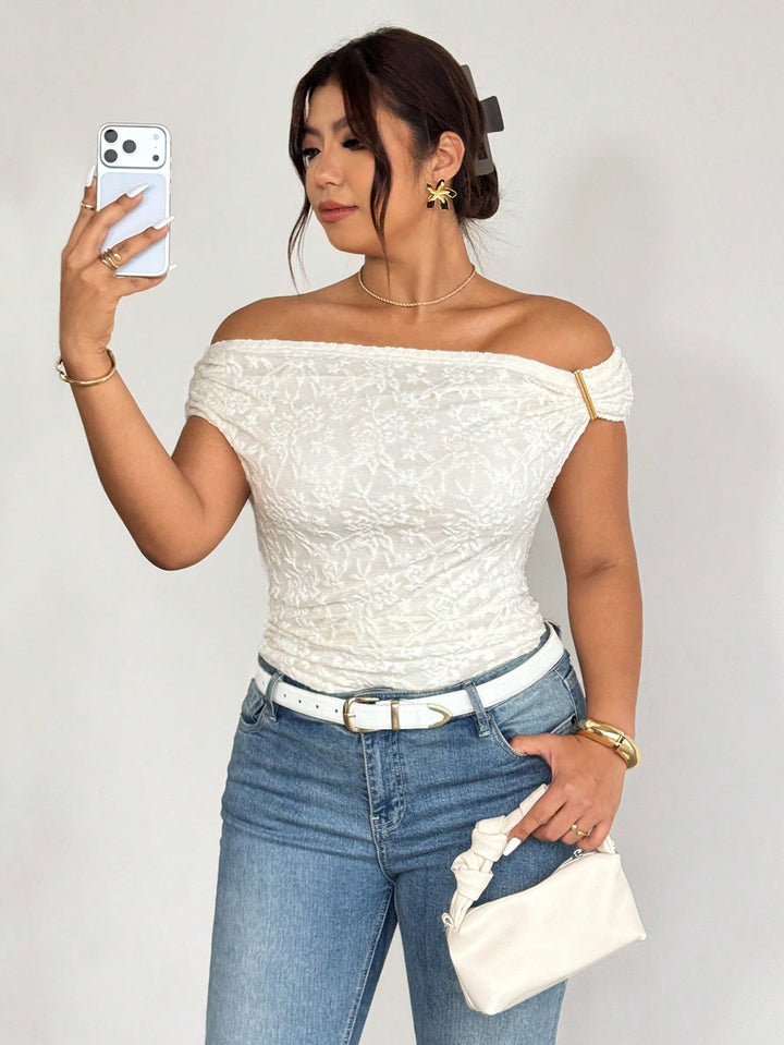 Tricou SHEIN, bej