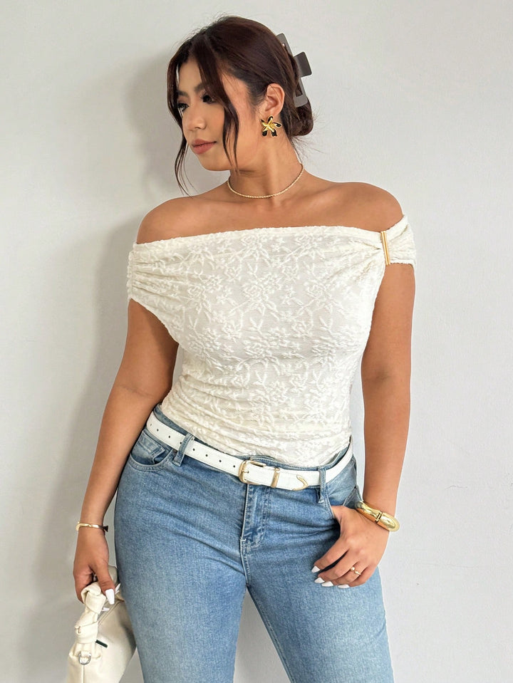 Tricou SHEIN, bej