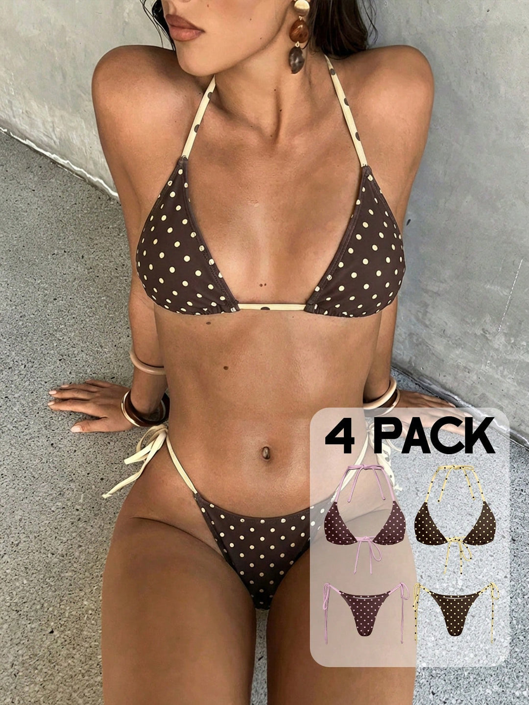 Set bikini SHEIN, mix culori