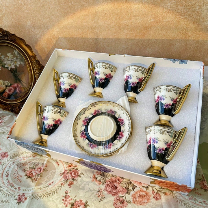 Set cești cafea SHEIN, mix culori