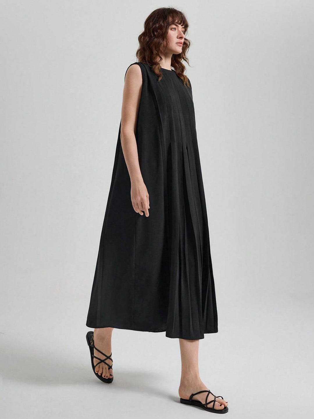 Rochie midi SHEIN, negru