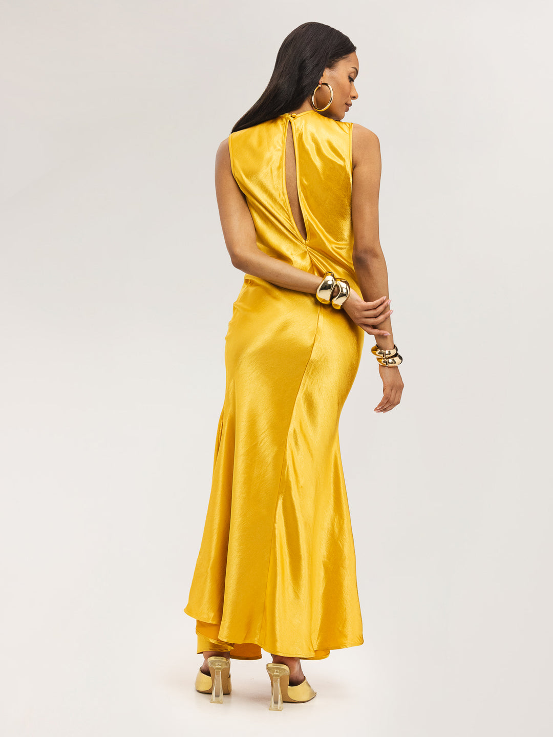 Rochie maxi SHEIN, galben