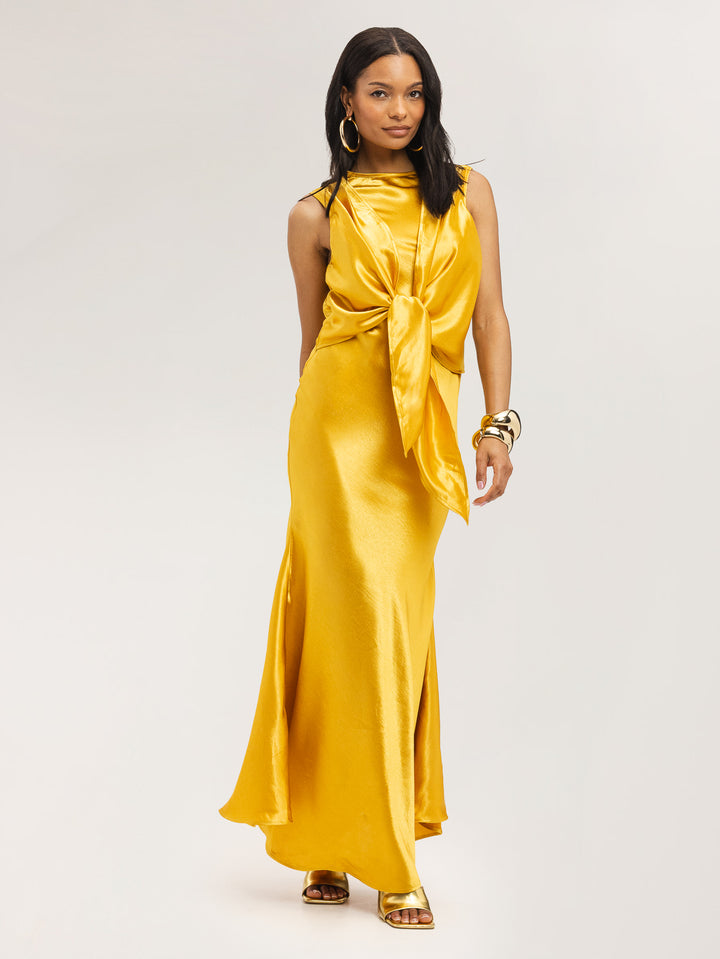 Rochie maxi SHEIN, galben