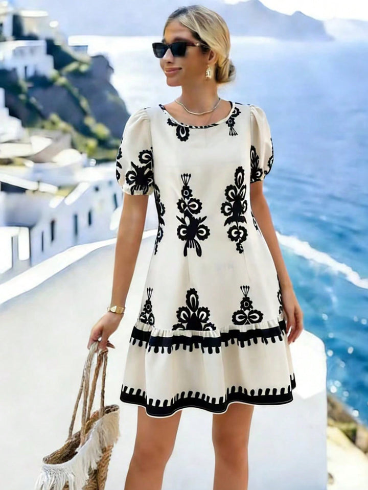Rochie scurtă SHEIN, bej