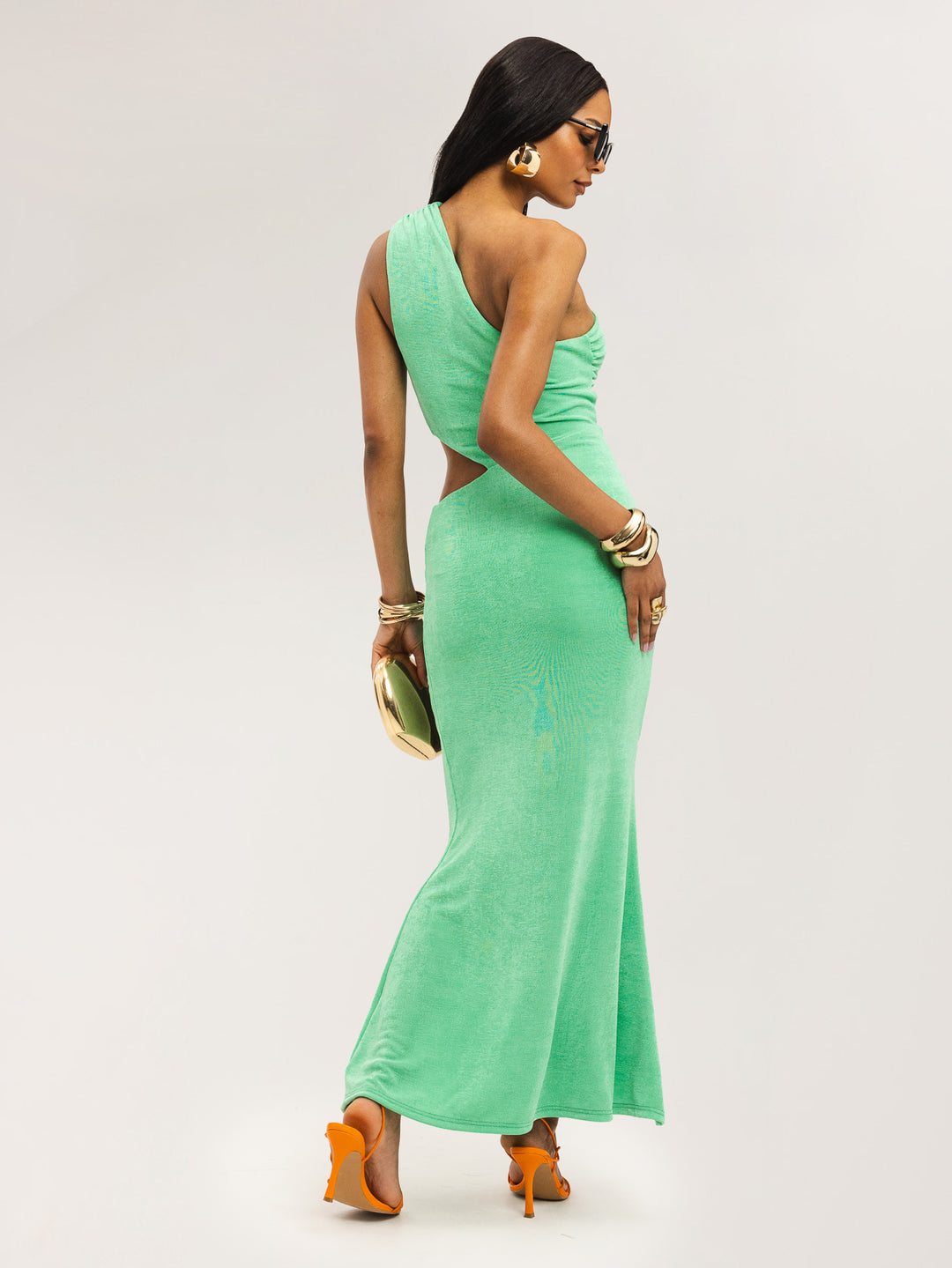 Rochie maxi SHEIN, verde