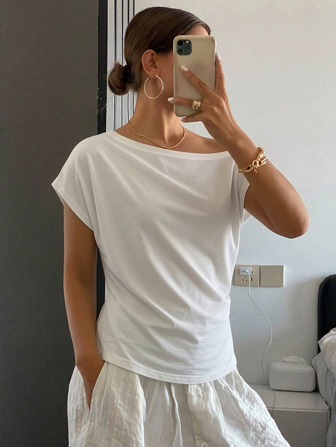 Tricou SHEIN, alb