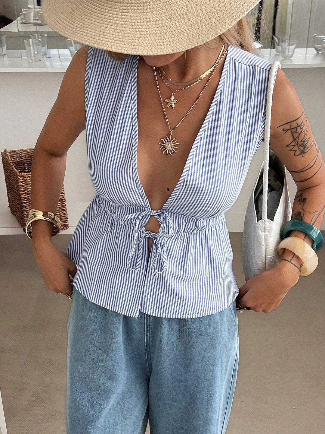 Tricou SHEIN, albastru