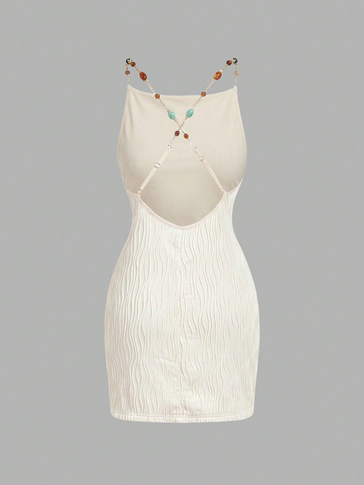 Rochie mini SHEIN, bej
