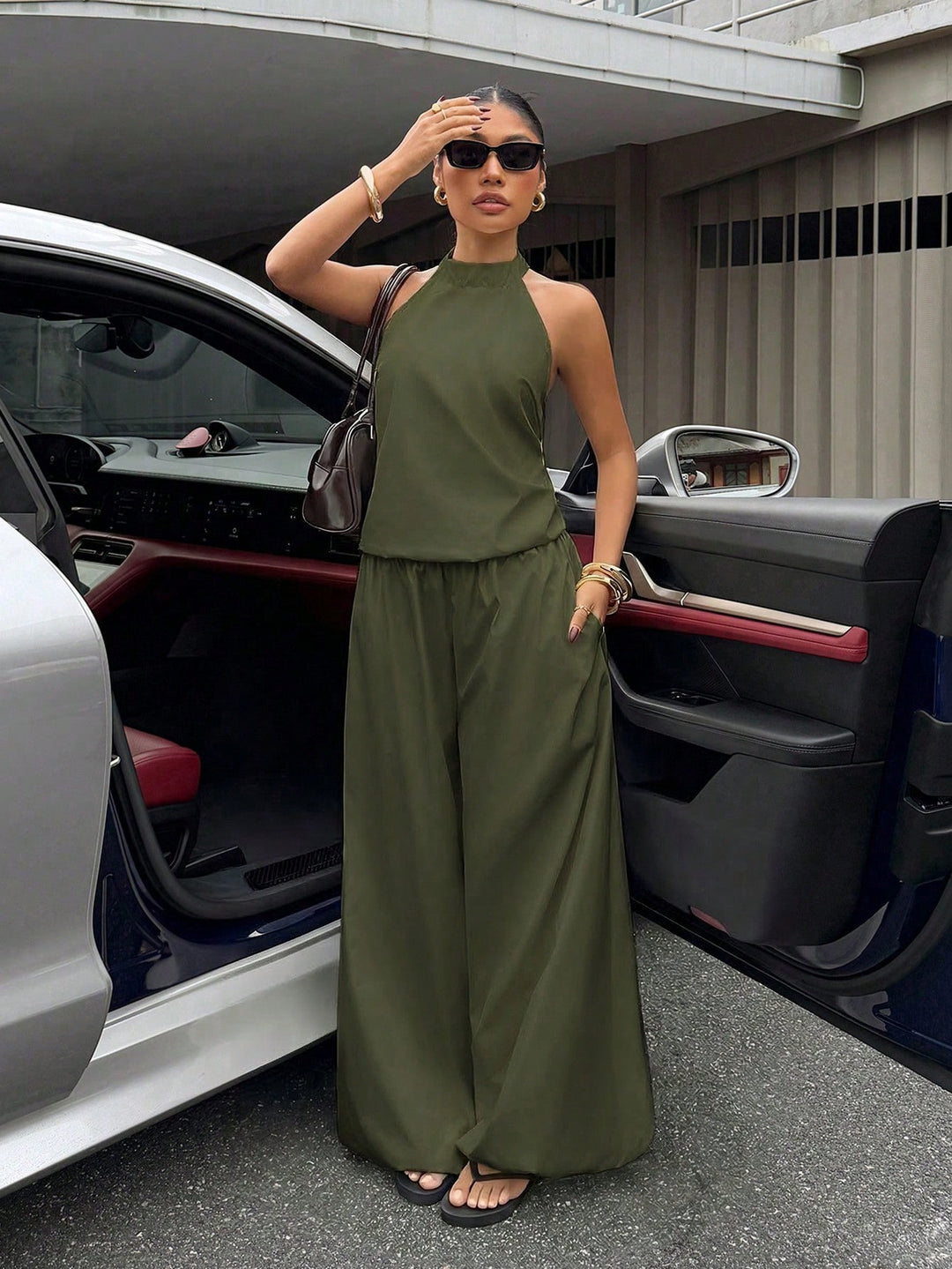 SHEIN szett, khaki