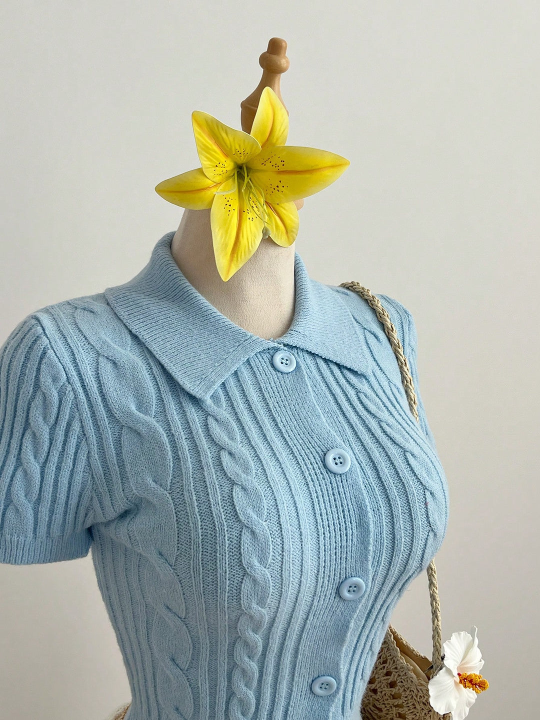 Cardigan SHEIN, albastru