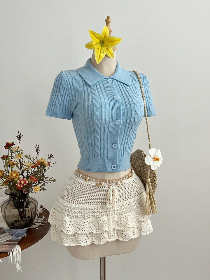 Cardigan SHEIN, albastru