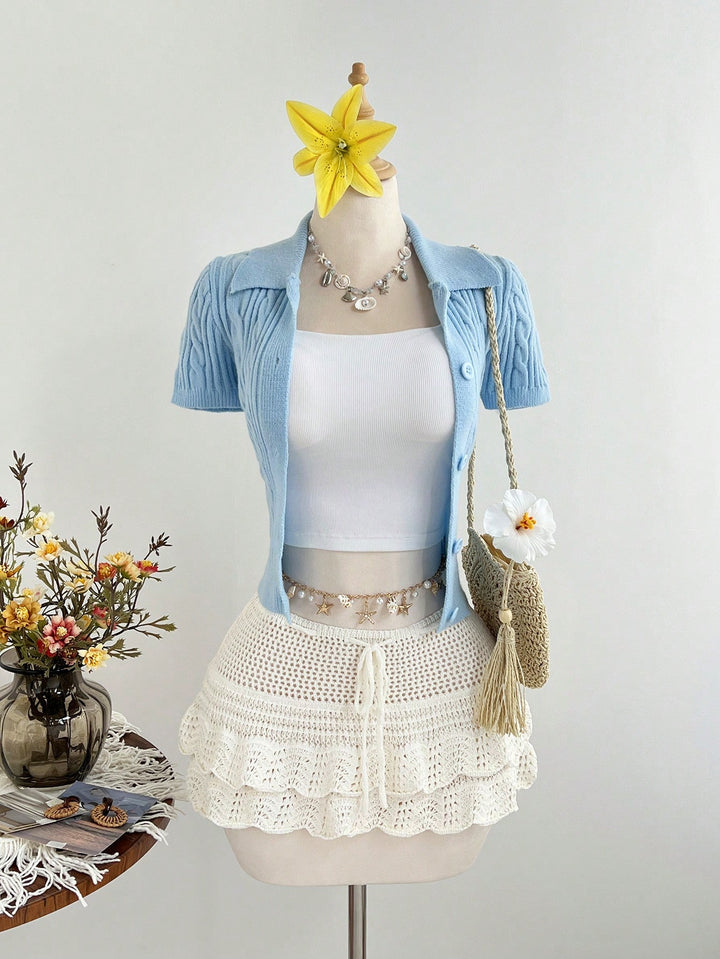 Cardigan SHEIN, albastru