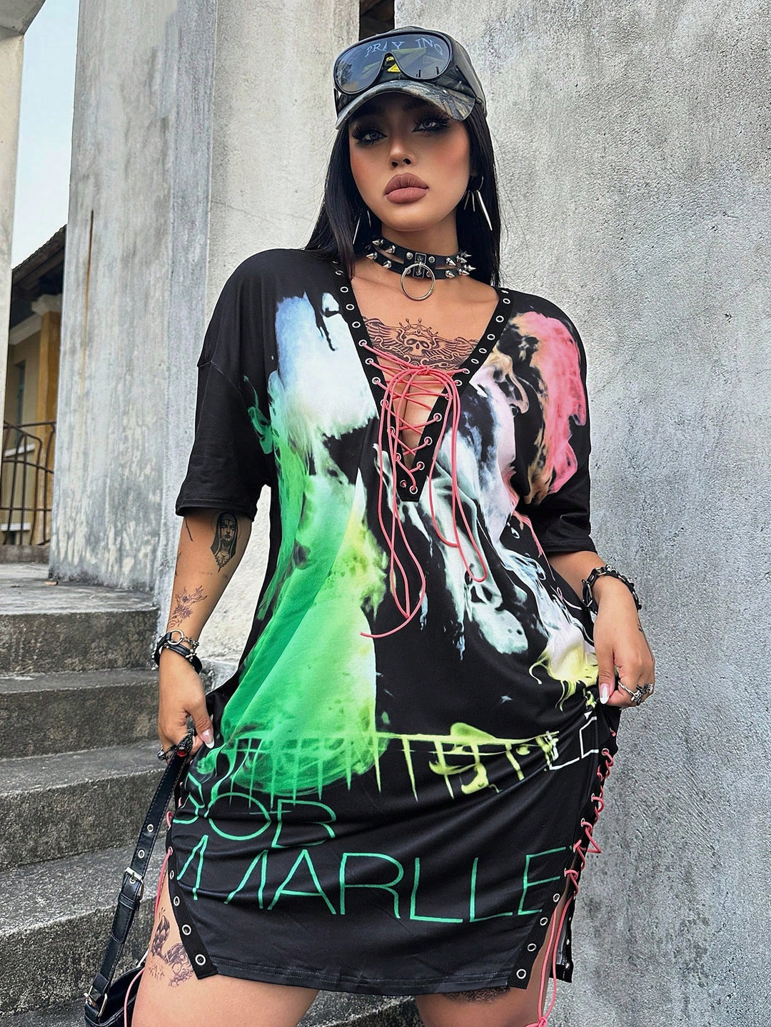 Rochie SHEIN, mix culori