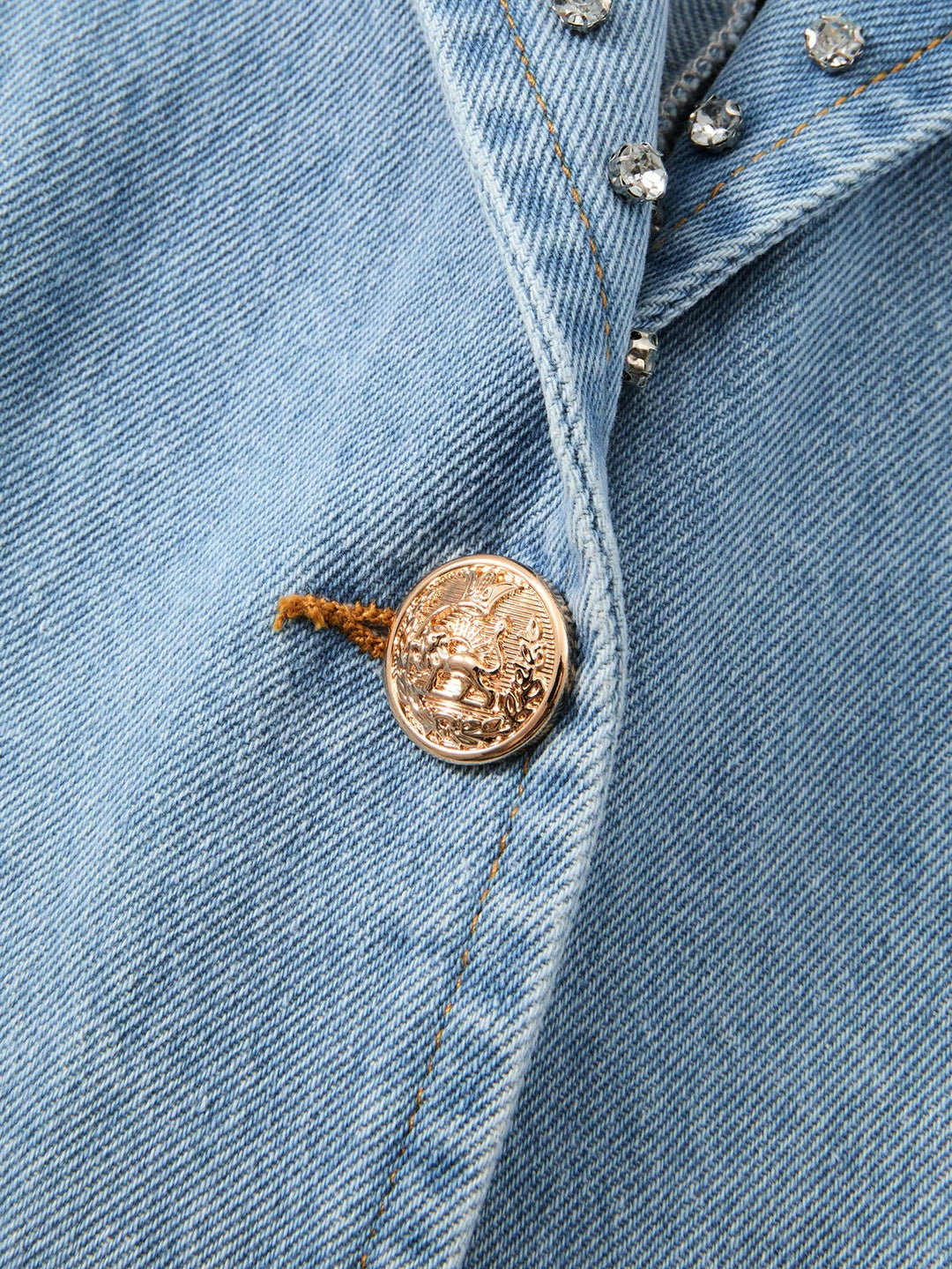 Vesta din denim SHEIN, albastru
