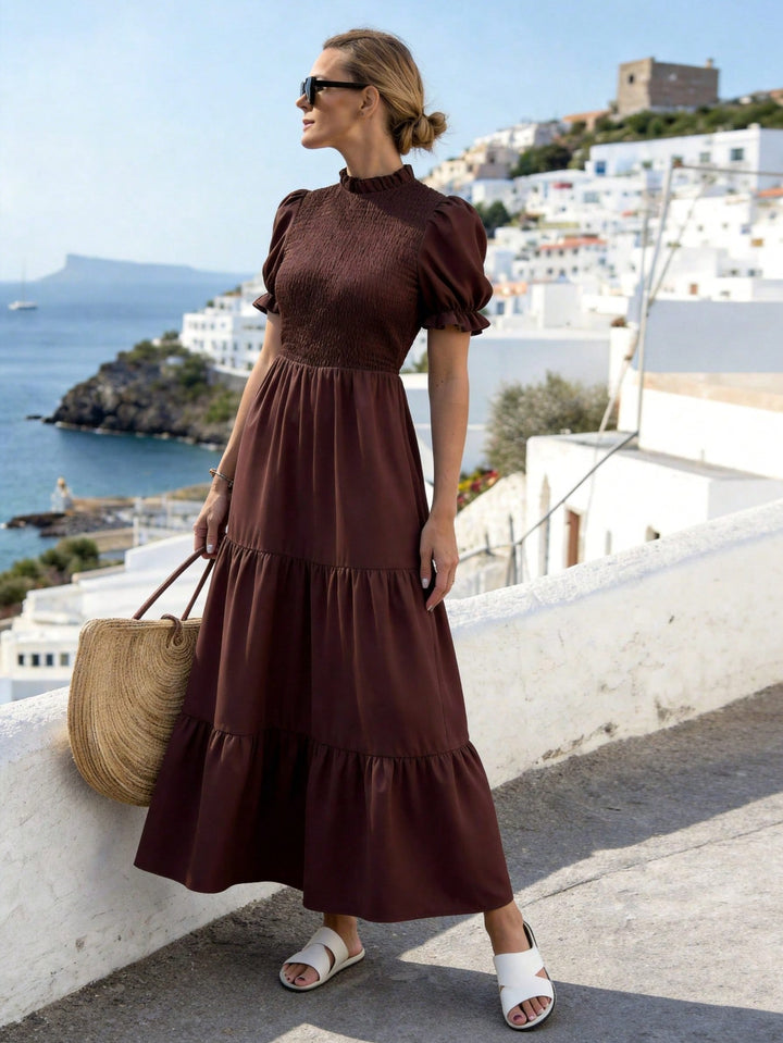 Rochie maxi SHEIN, maro