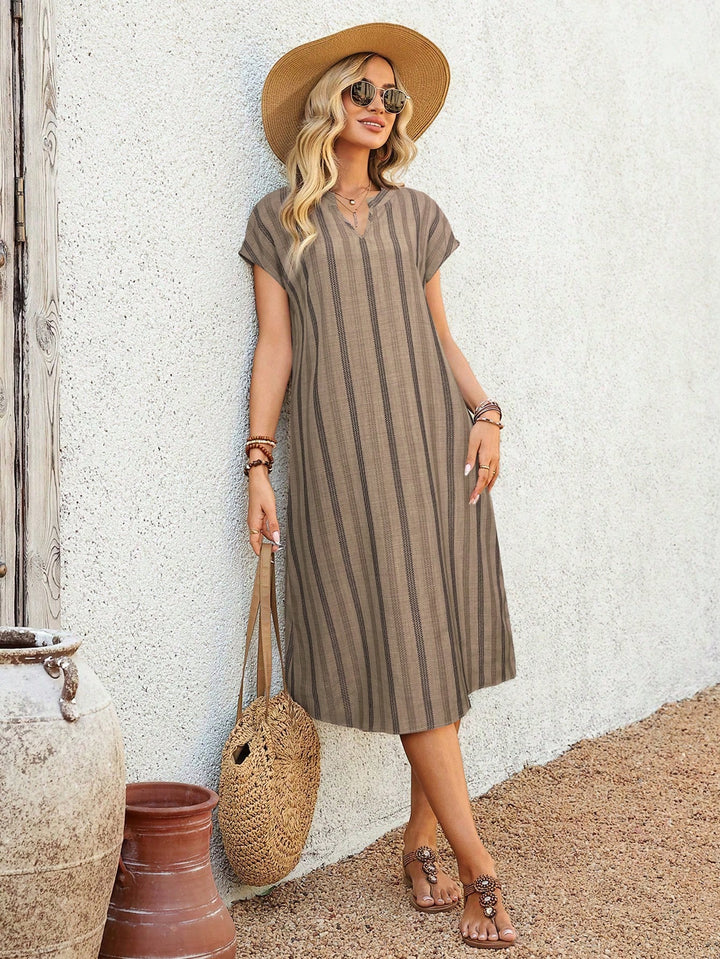 Rochie midi SHEIN, maro
