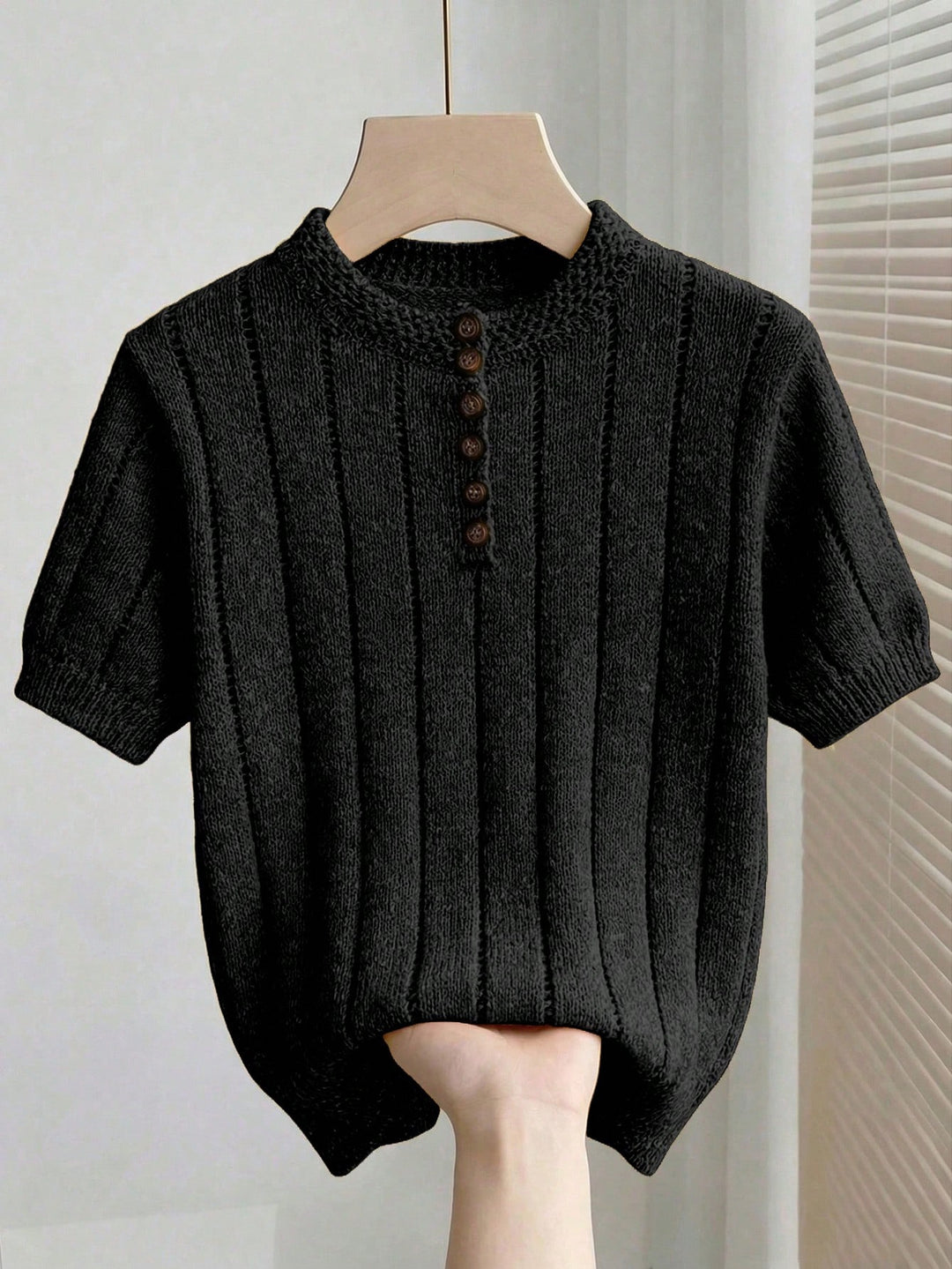 Tricou polo SHEIN, negru