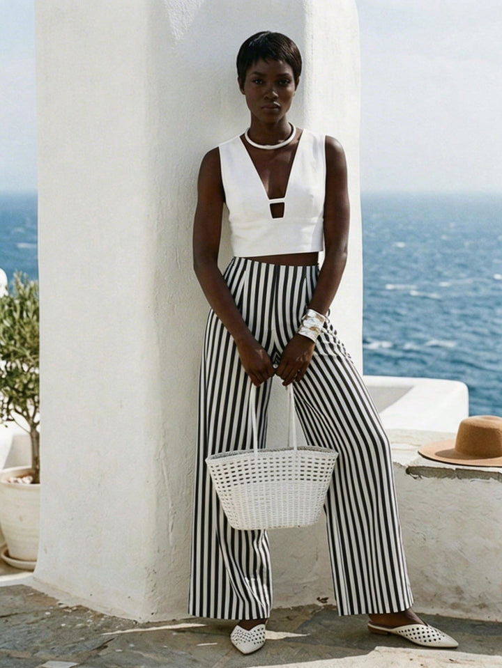 Pantaloni SHEIN, albastru