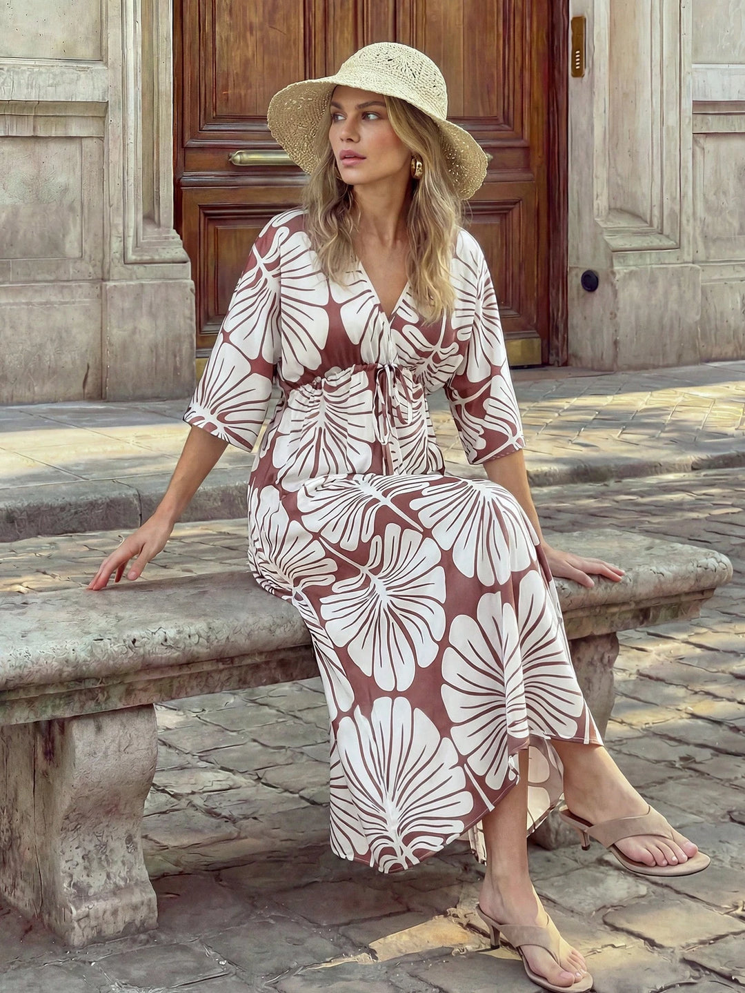 Rochie maxi SHEIN, mix culori