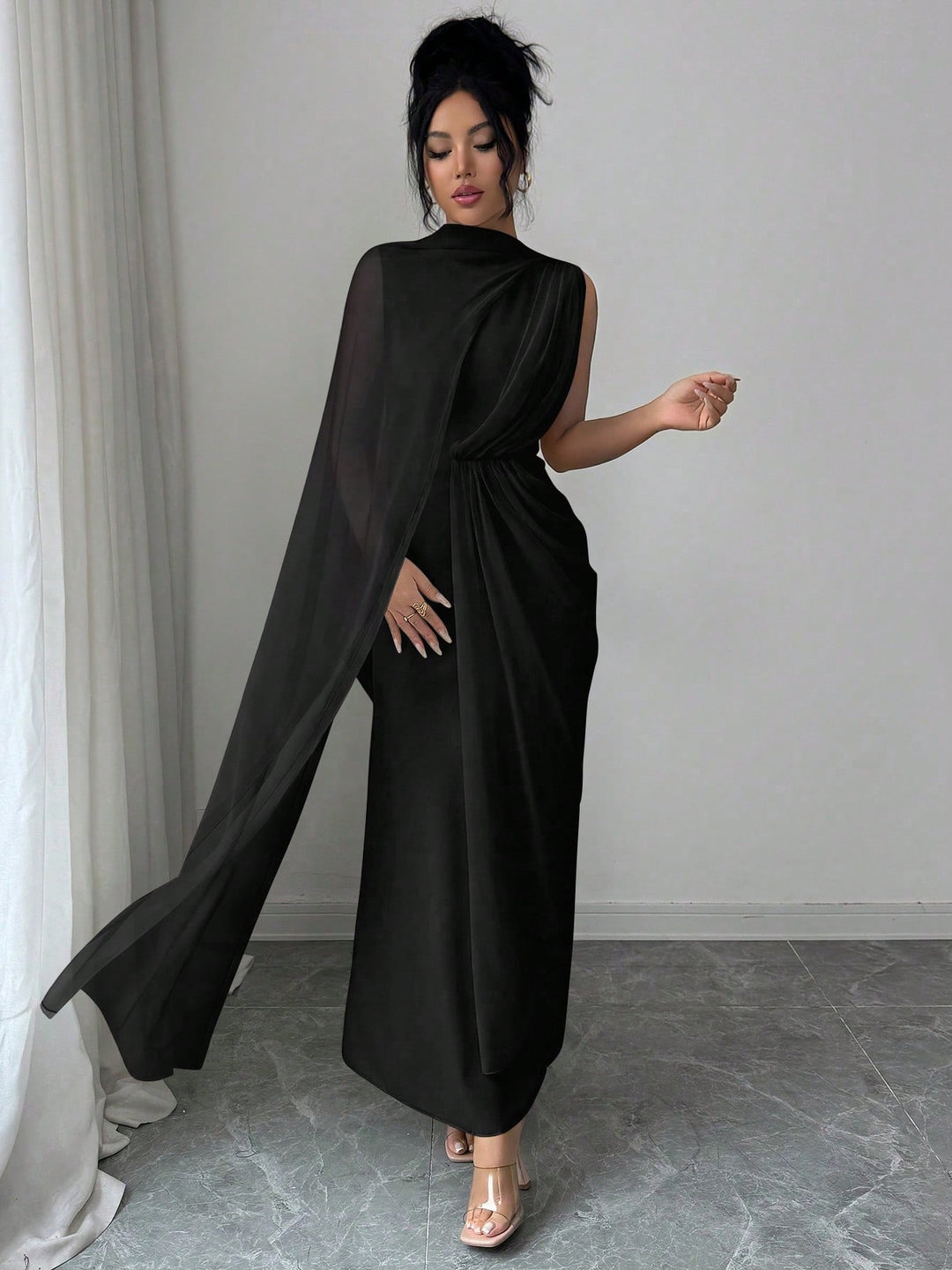 Rochie maxi SHEIN, negru