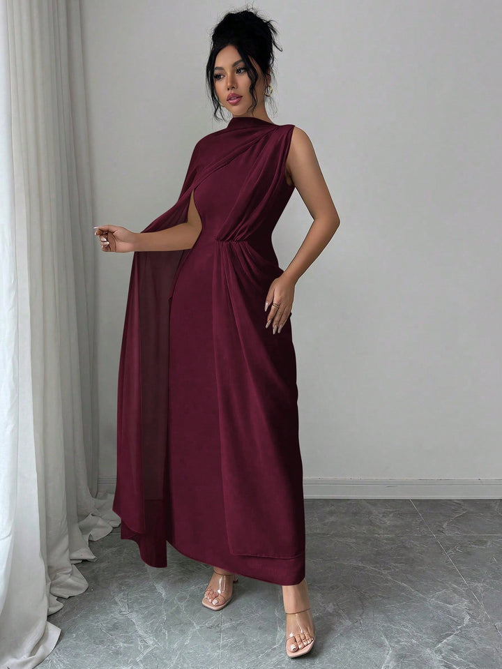 Rochie maxi SHEIN, vișiniu