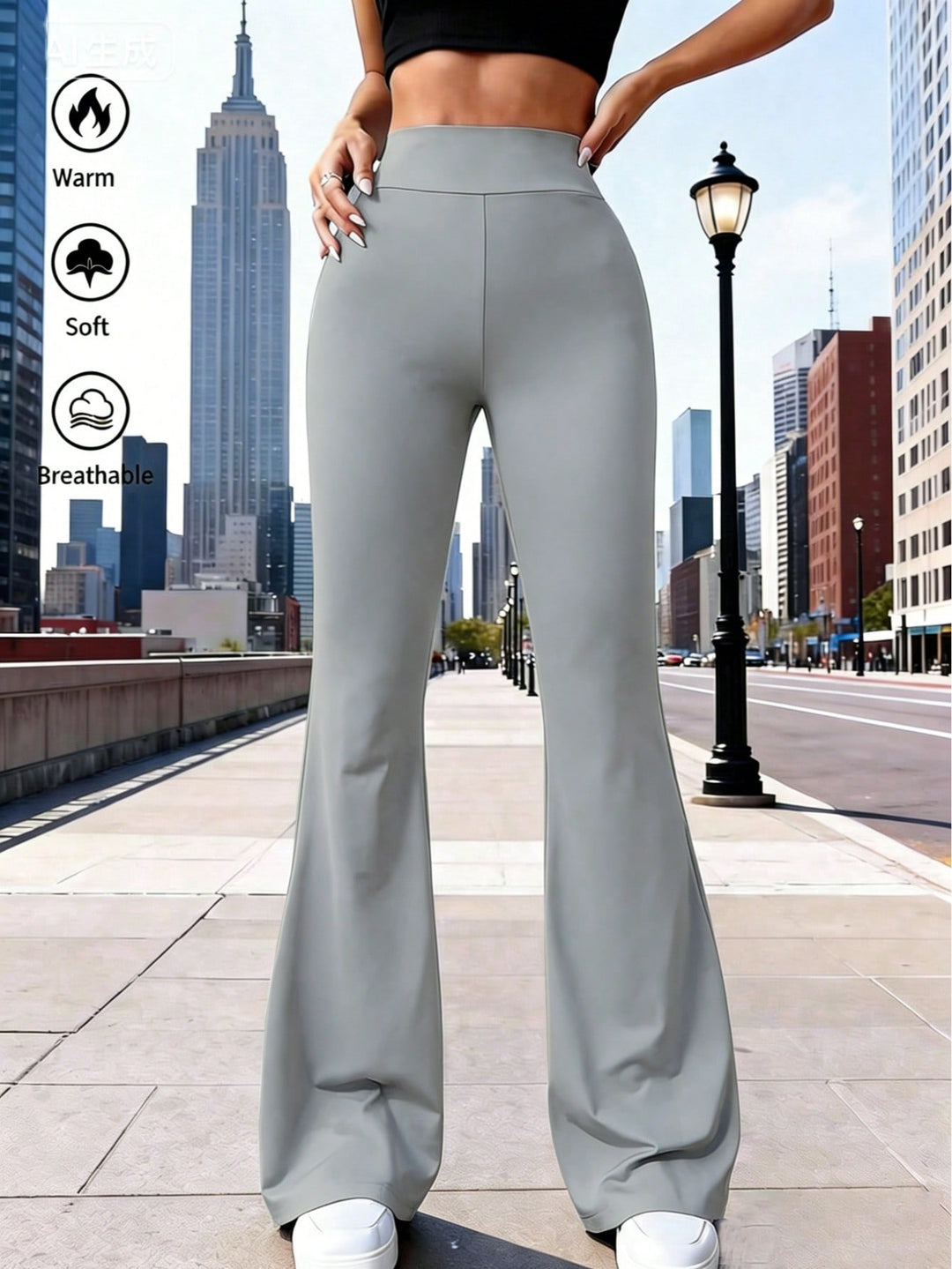 Pantaloni SHEIN, gri