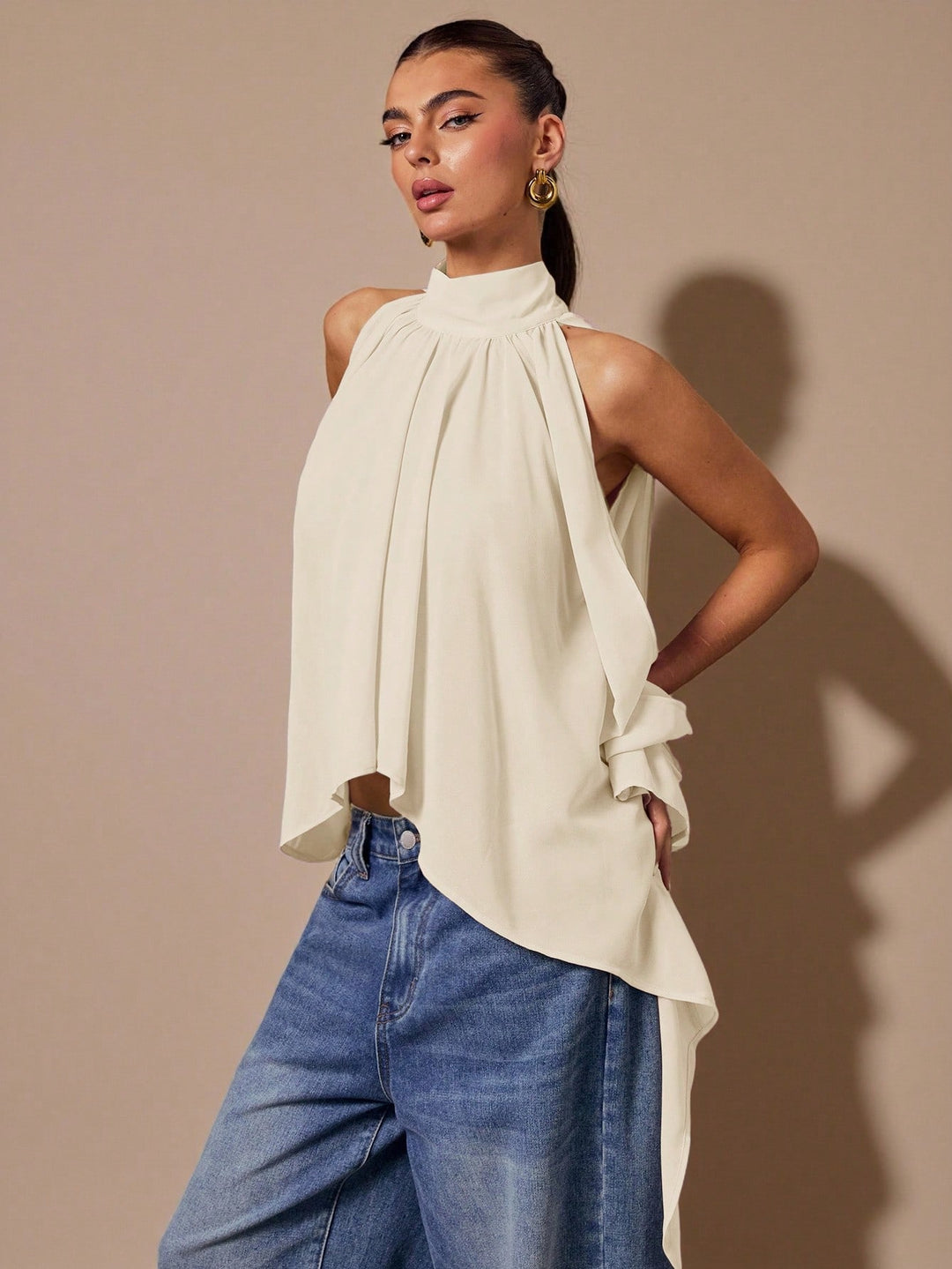 Top SHEIN, bej