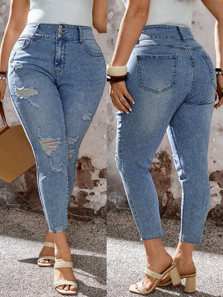 Jeans SHEIN, albastru