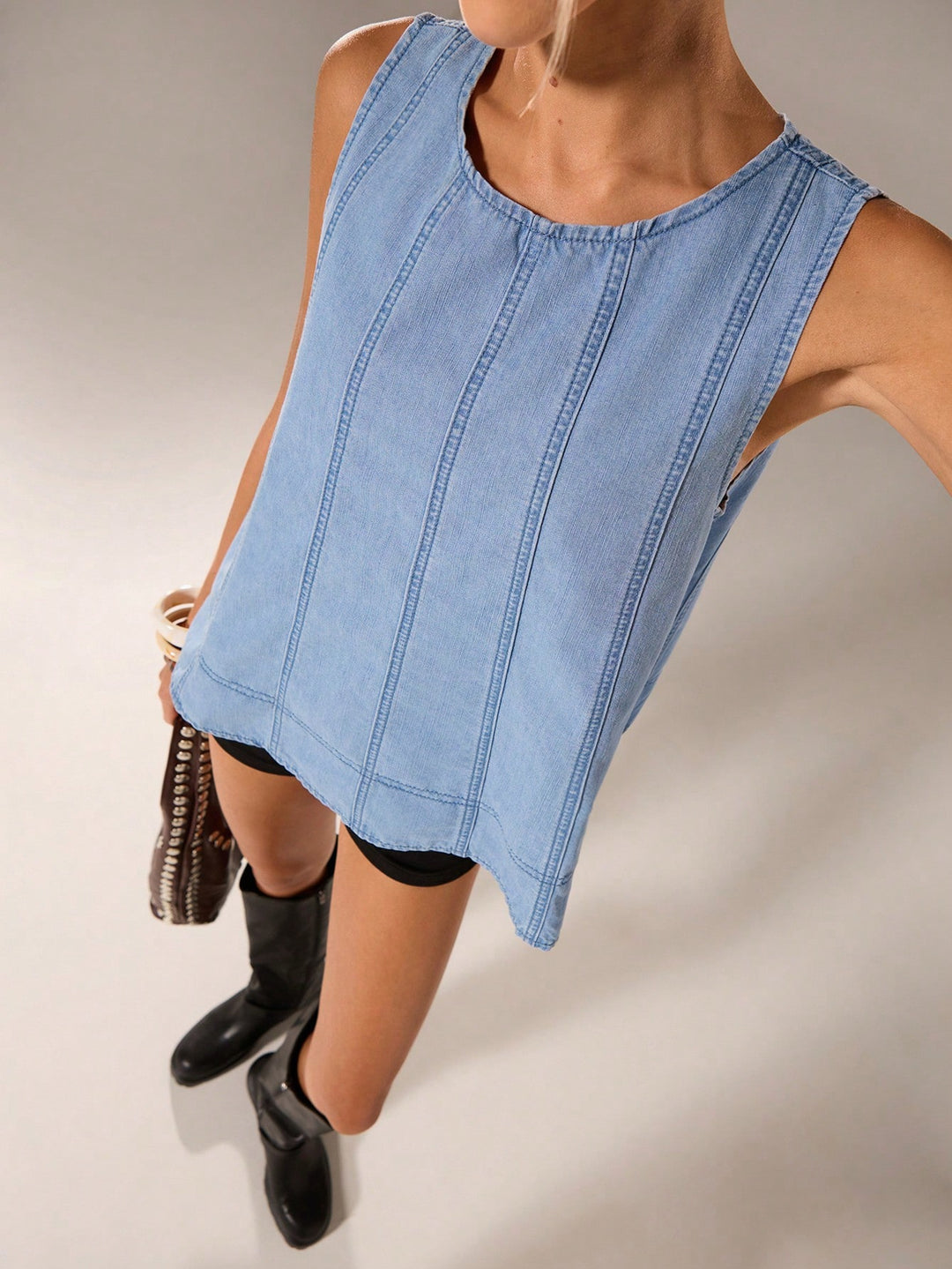 Top SHEIN, albastru