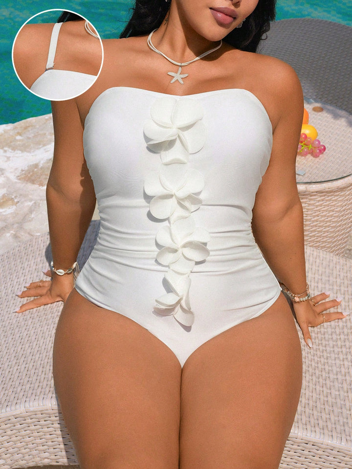 Costum de baie SHEIN, bej