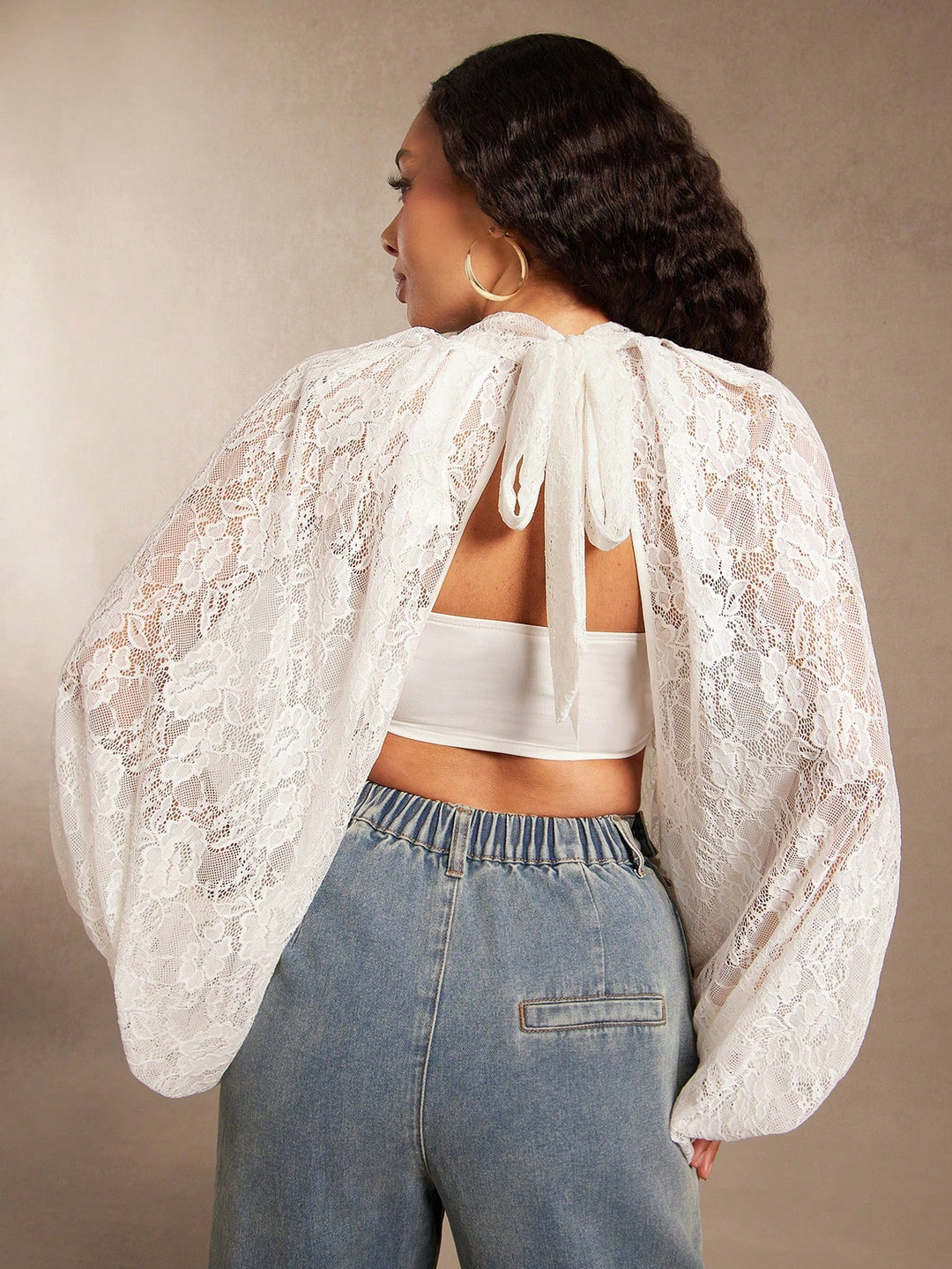 Top SHEIN, alb