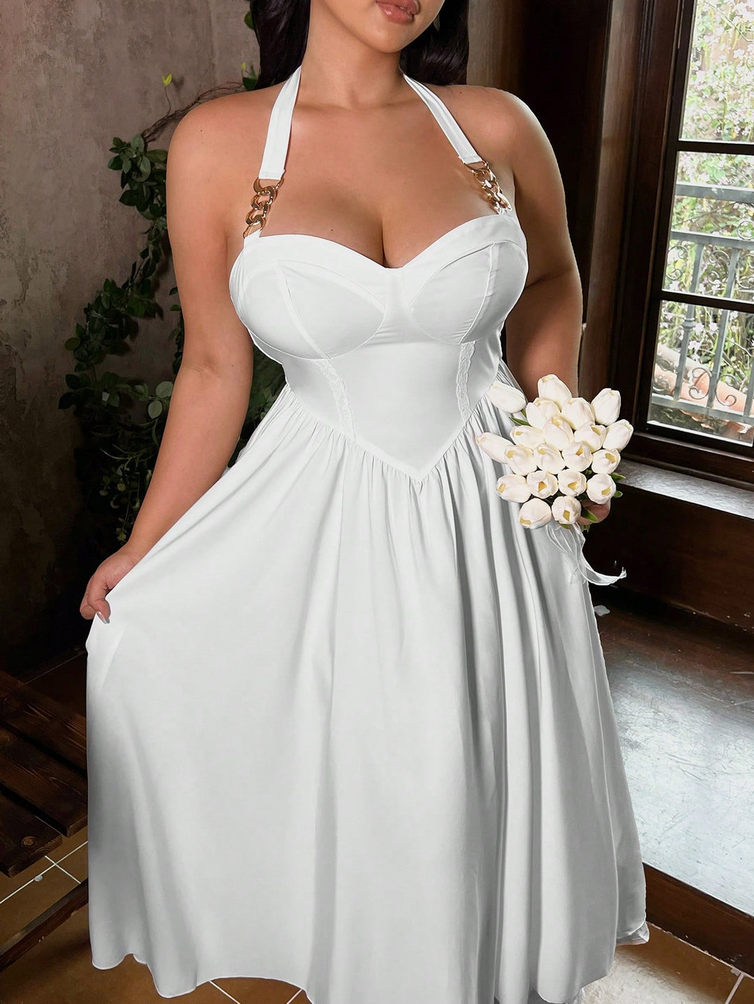 Rochie SHEIN, alb
