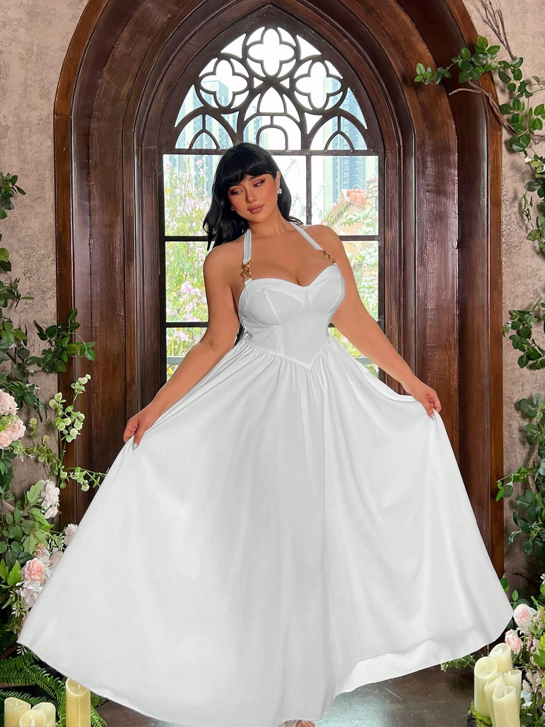 Rochie SHEIN, alb