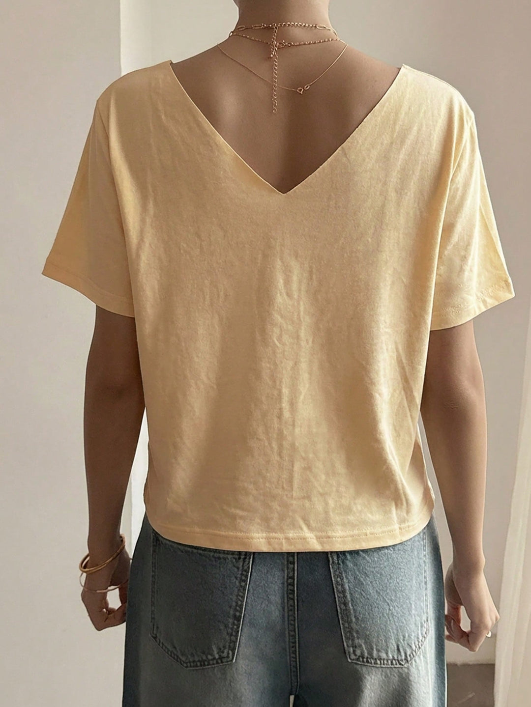 Tricou SHEIN, galben