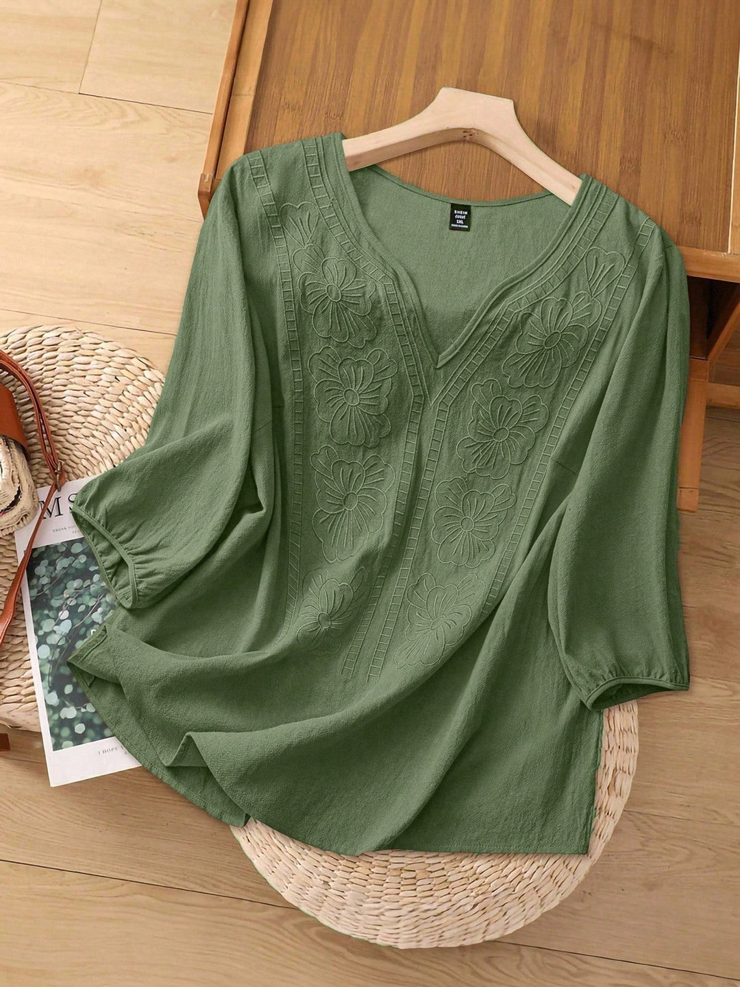 Bluză SHEIN, verde