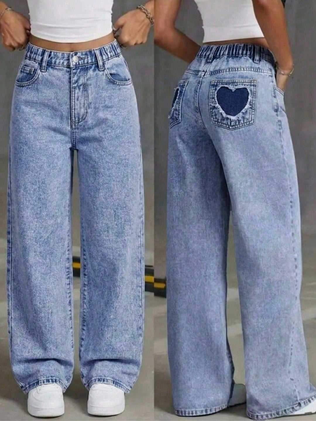 Jeans SHEIN, albastru
