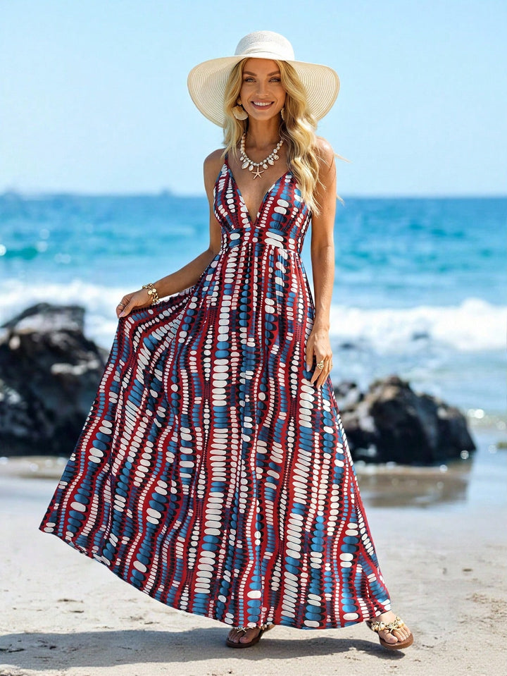 Rochie maxi SHEIN, mix culori
