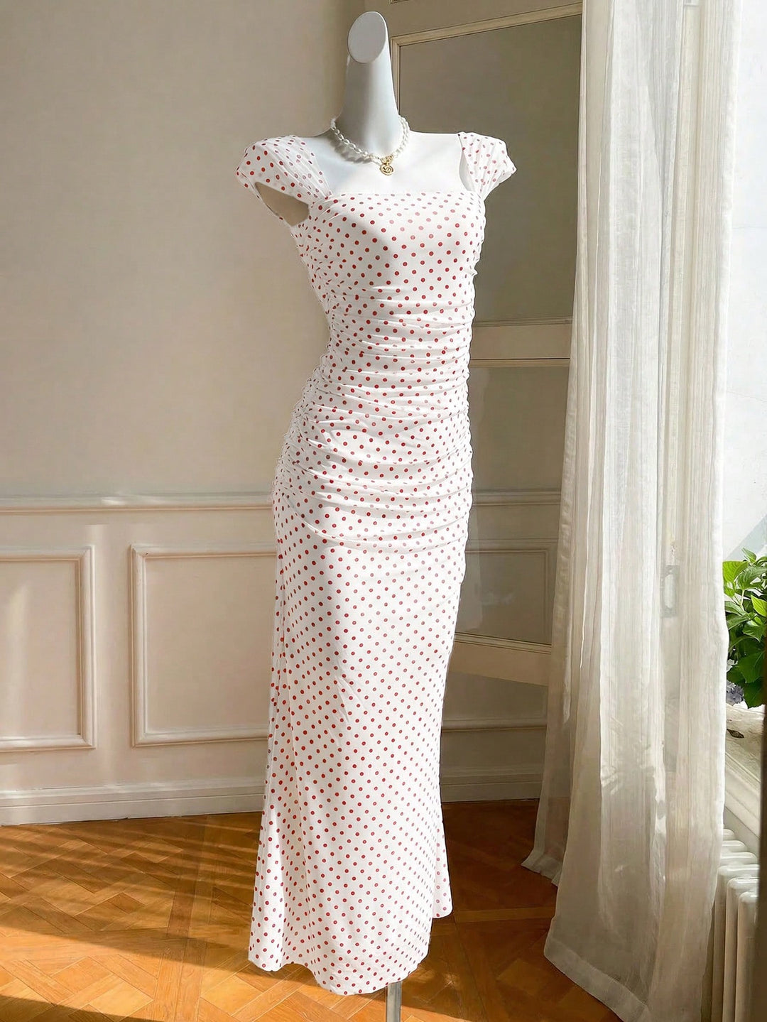 Rochie maxi SHEIN, alb