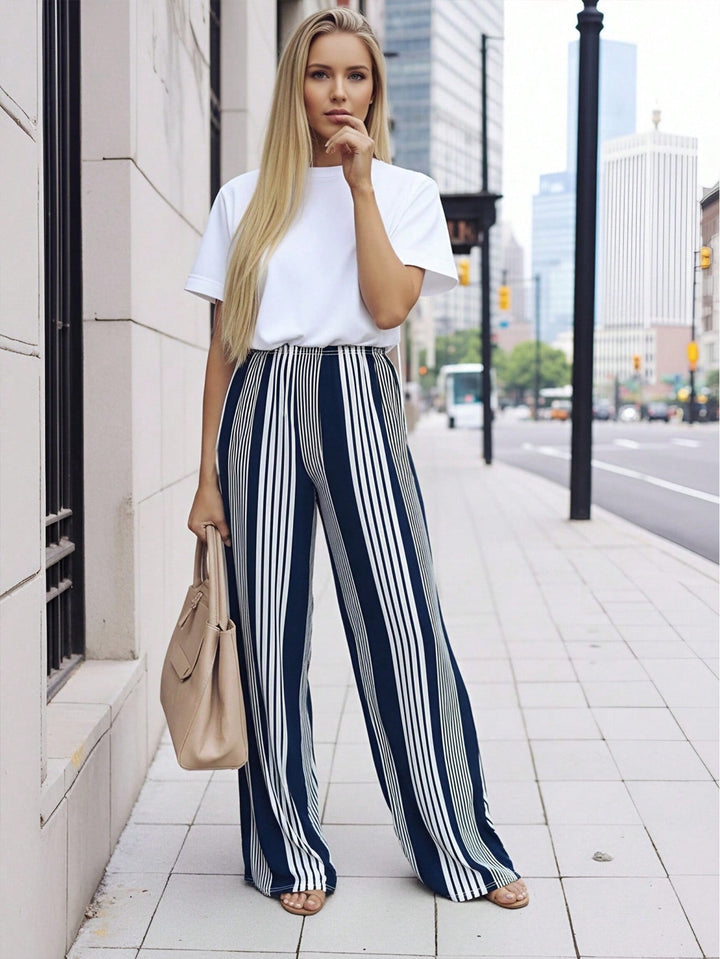 Pantaloni SHEIN, albastru