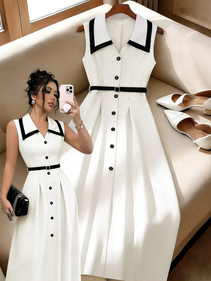 Rochie maxi SHEIN, alb